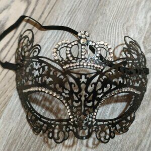 Metal Crown Masquerade Mask